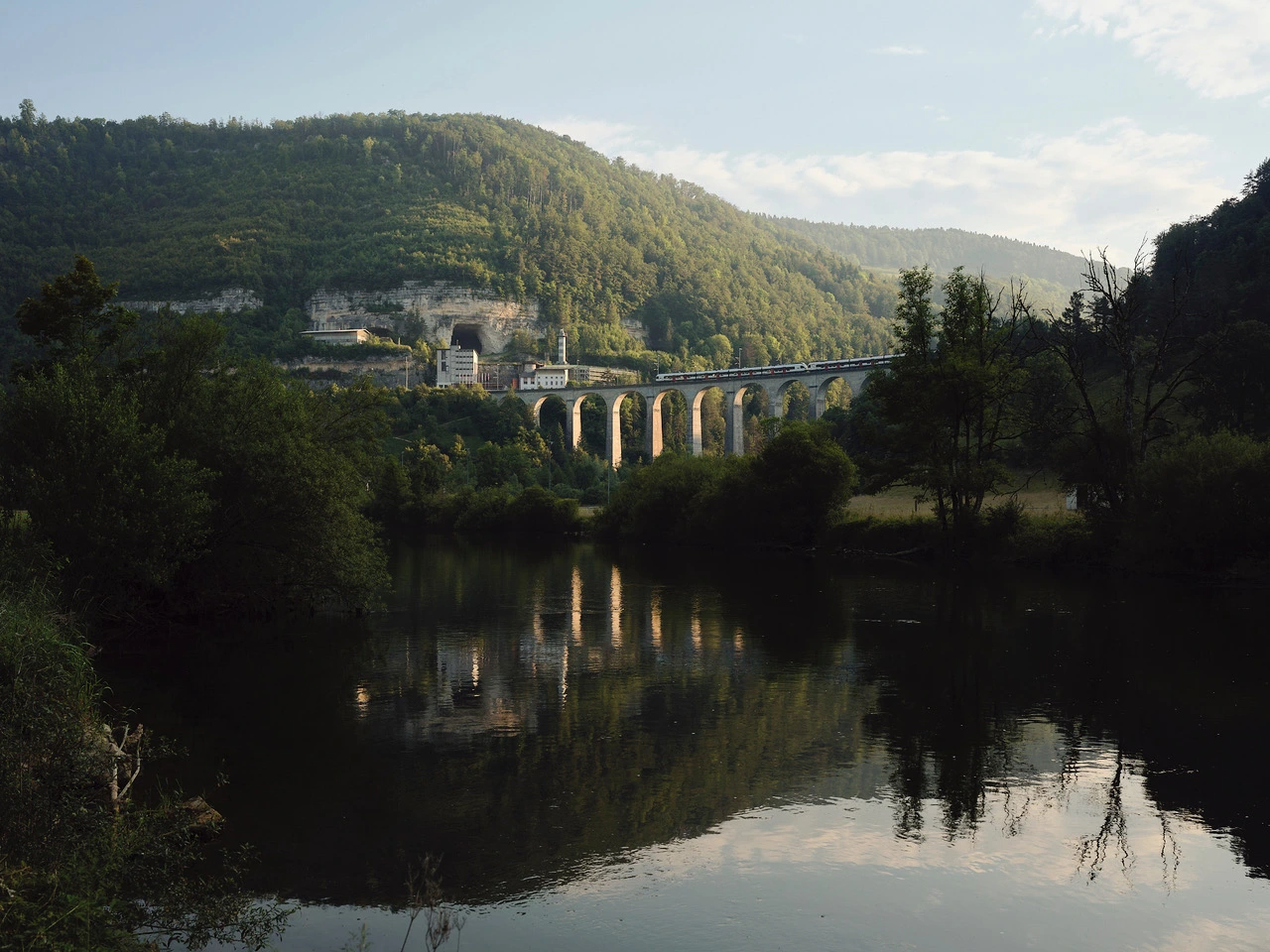 Felslabor Mont Terri: Viadukt von Saint-Ursanne