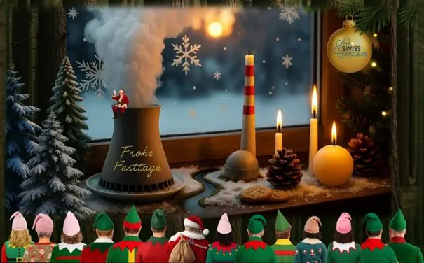 Weihnachtskarte swissnuclear 2025